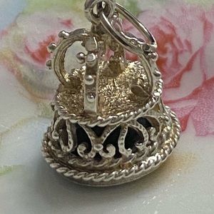 Vintage Sterling Crown Charm/Pendant
